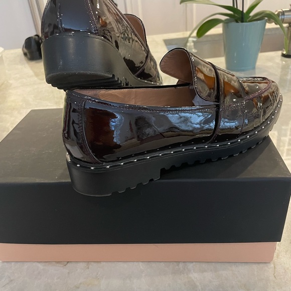 Halogen Burgandy Patent Leather, leather lined. Size 8.5 - Picture 4 of 5